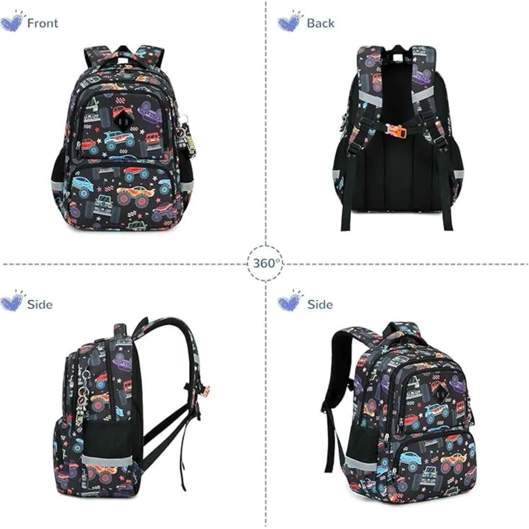 MOCA Kids Backpack (Monster Trucks)