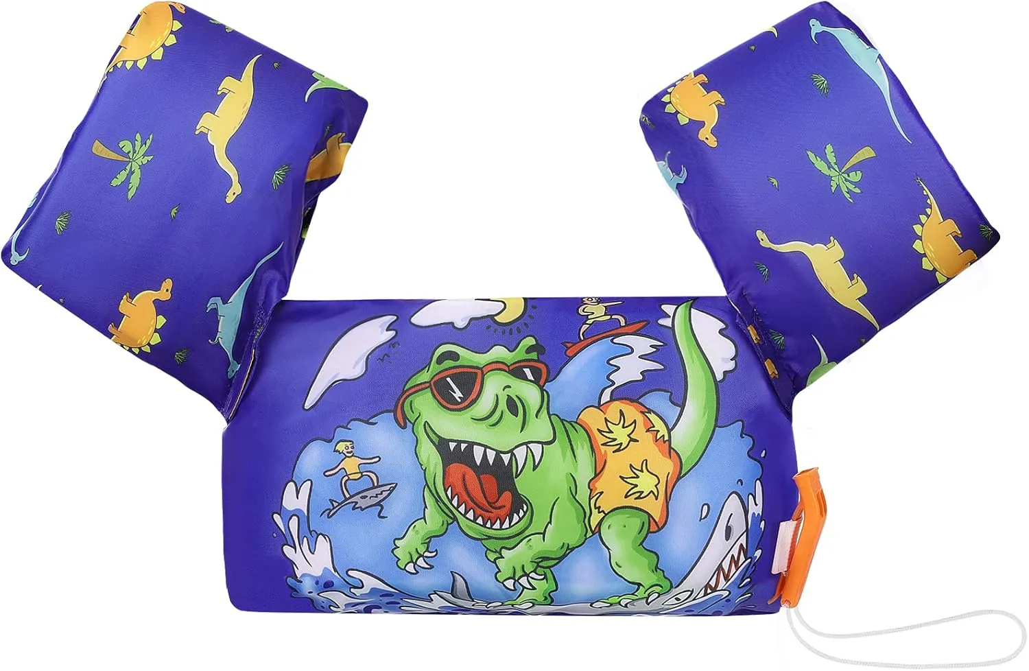 MoKo Toddler Swim Vest for Kids, 20-66 lbs, Arm Floaties with Adjustable Straps, Nylon Material, Swim Vest for Toddlers Learning to Swim