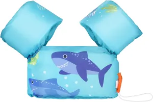 MoKo Toddler Swim Vest for Kids, 20-66 lbs, Arm Floaties with Adjustable Straps, Nylon Material, Swim Vest for Toddlers Learning to Swim