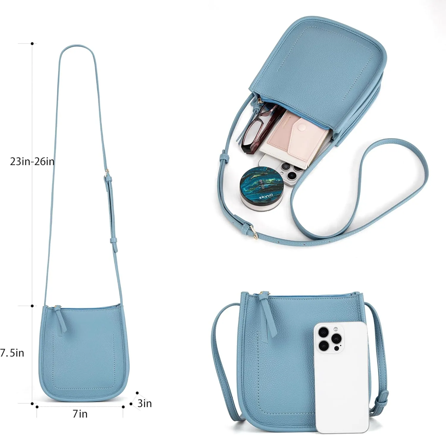 Montana West Crossbody Bags for Women Multi Pocket Cross Body Bag Purses with Adjustable Strap