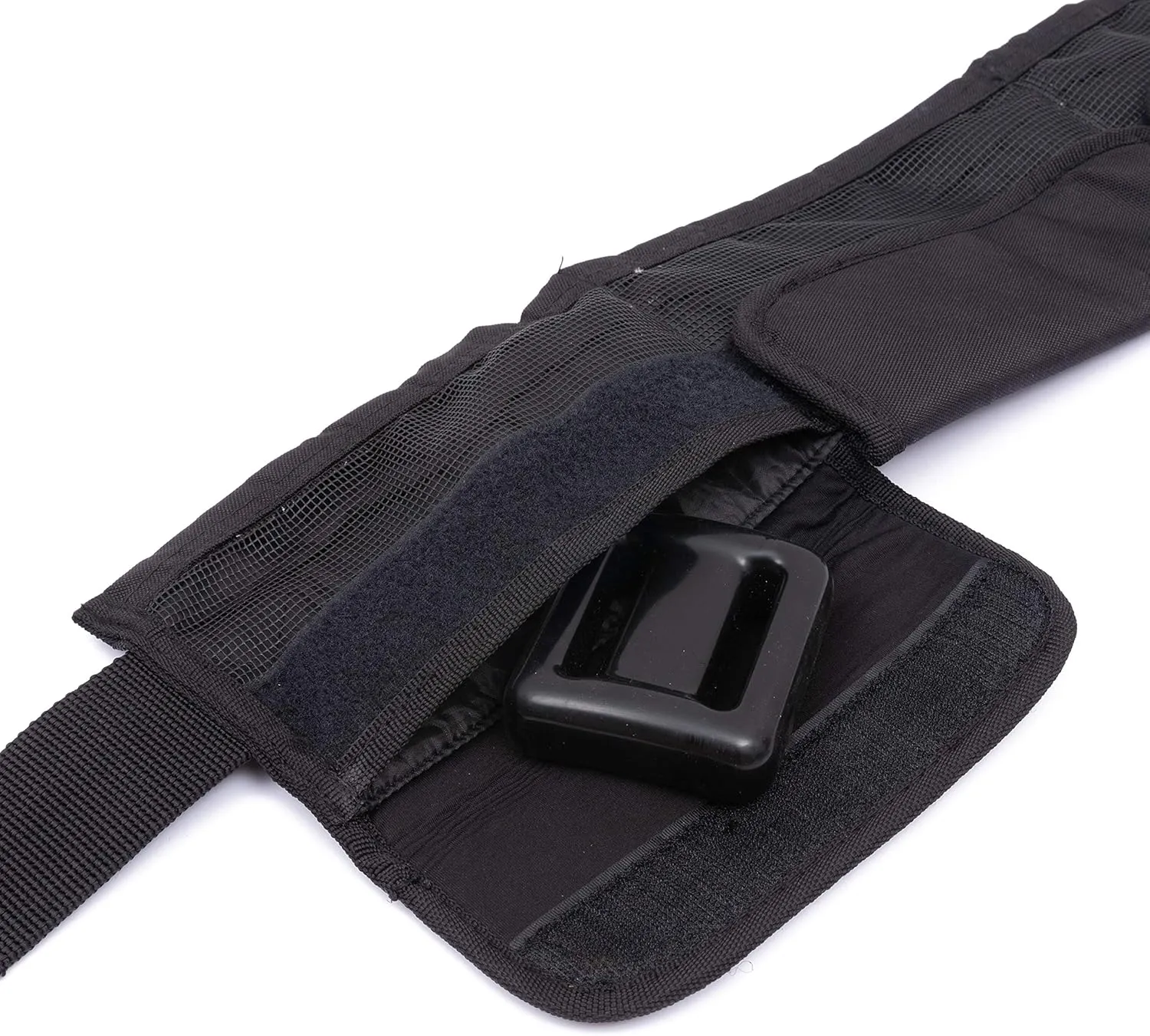 MOOCY 4 Neoprene Pocket Scuba Weight Belt，Spear Fishing Nylon-fit for Waist 32" to 52" - Quick-Release Buckle