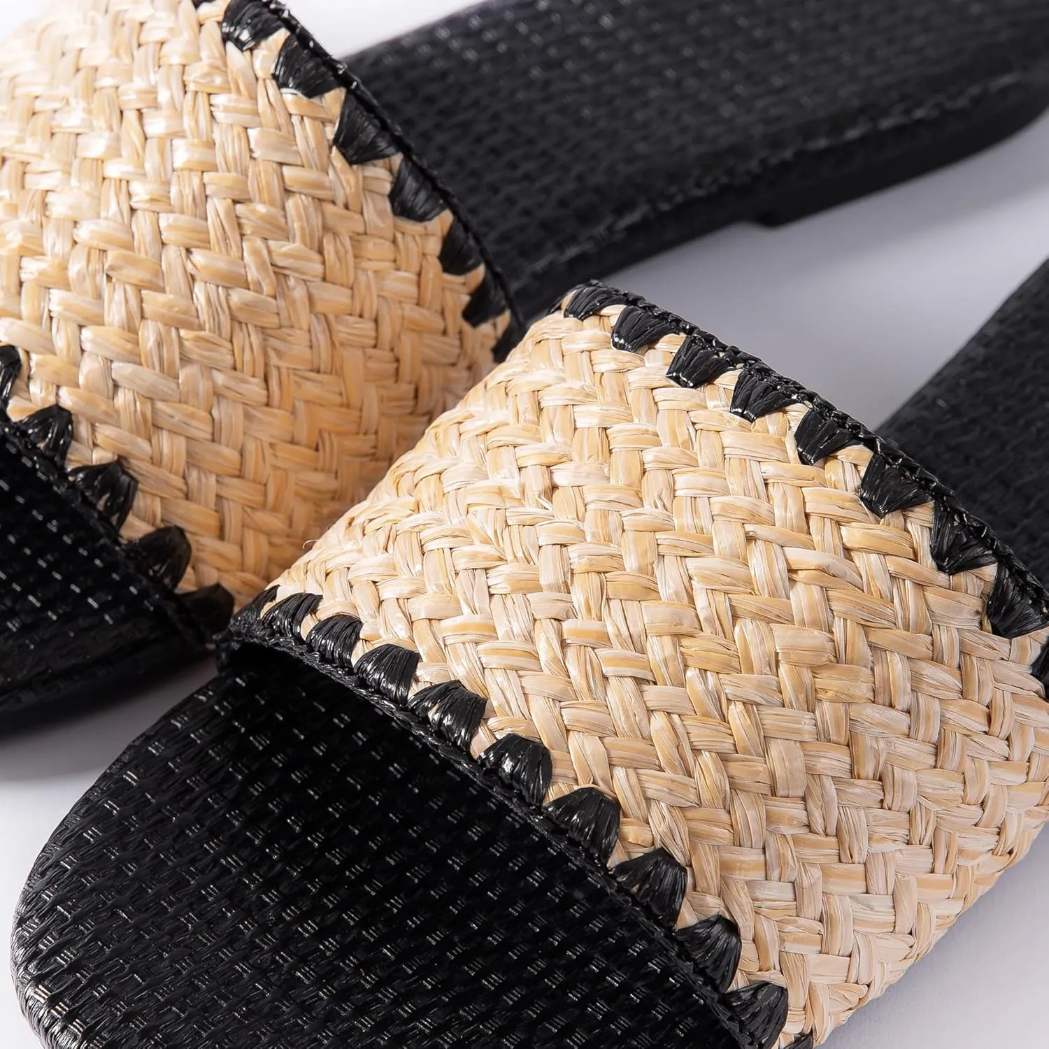 Mtzyoa Women Flat Sandals Braided Leather Nude Summer Dressy Fashion Evening Party Wedding Sandals