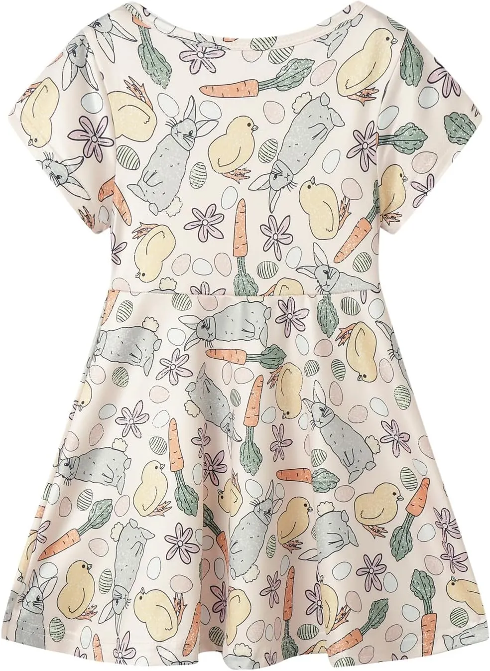 Mud Kingdom Little Girls Twirly Skater Dress for School Party Summer A-Line