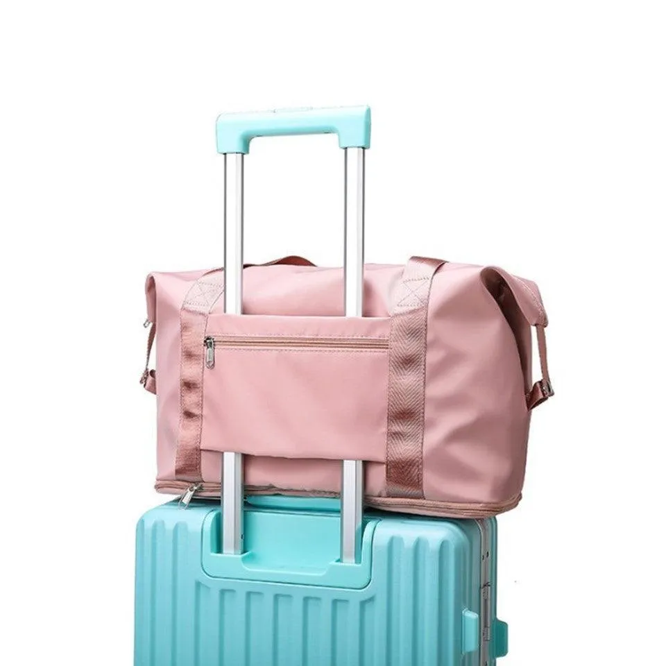 Multi-Function Foldable Expandable Travel Bag-Baby Blue
