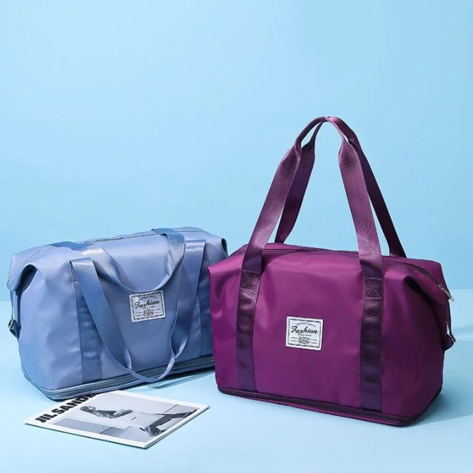 Multi-Function Foldable Expandable Travel Bag-Baby Blue