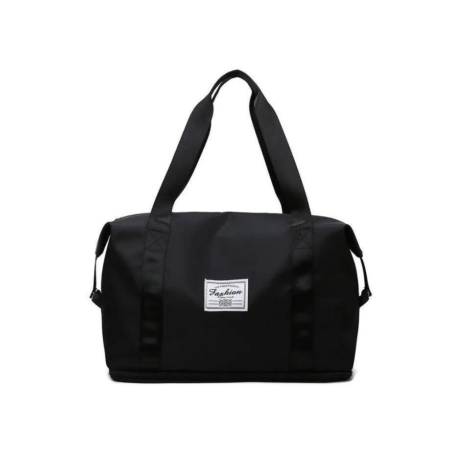 Multi-Function Foldable Expandable Travel Bag-Charcoal Black