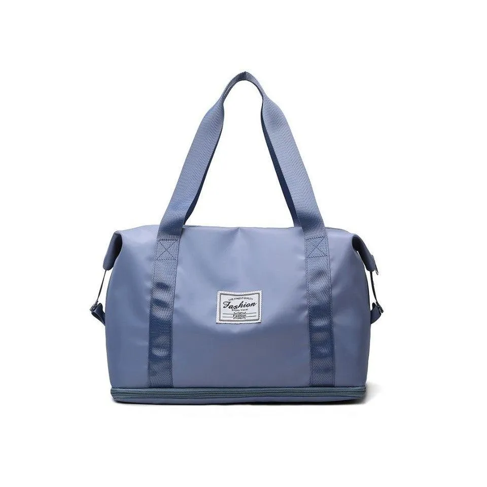 Multi-Function Foldable Expandable Travel Bag-Charcoal Black