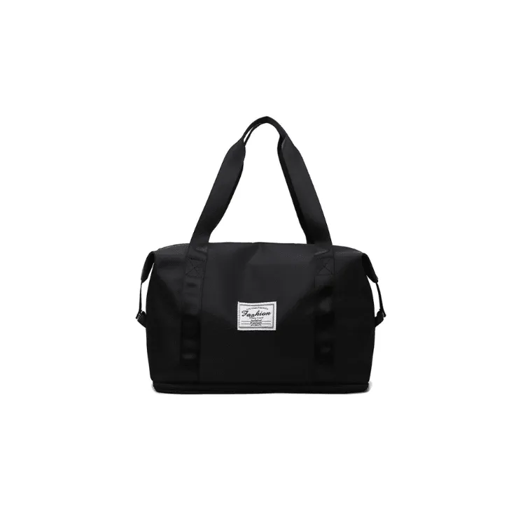 Multi-Function Foldable Expandable Travel Bag-Charcoal Black