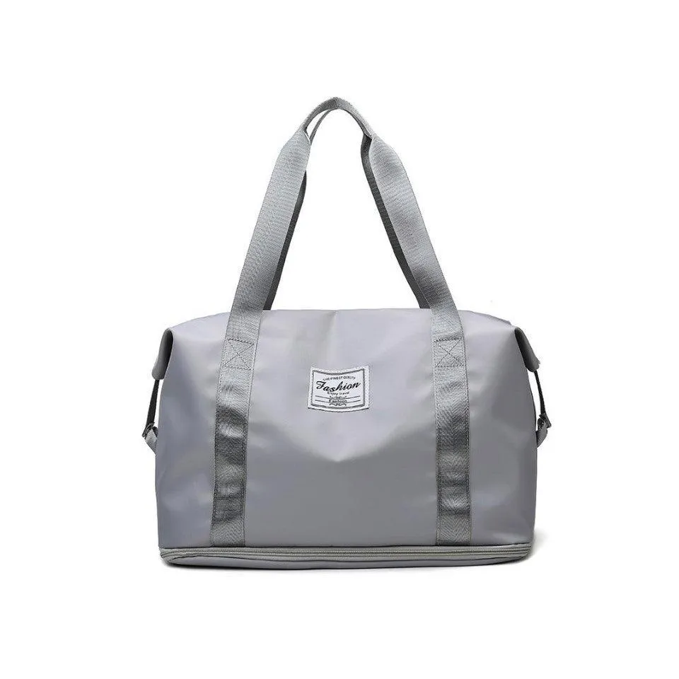 Multi-Function Foldable Expandable Travel Bag-Charcoal Black