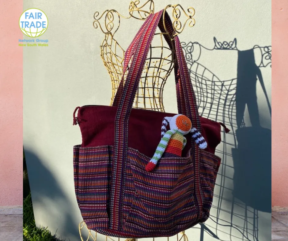 Multi pocket cotton 'parent' bag