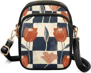 Multi Pocket PU Leather Casual Crossbody Bag for Women