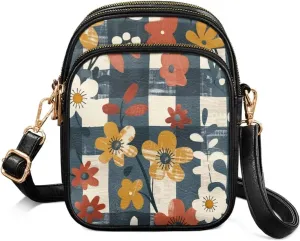 Multi Pocket PU Leather Casual Crossbody Bag for Women