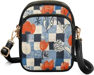 Multi Pocket PU Leather Casual Crossbody Bag for Women
