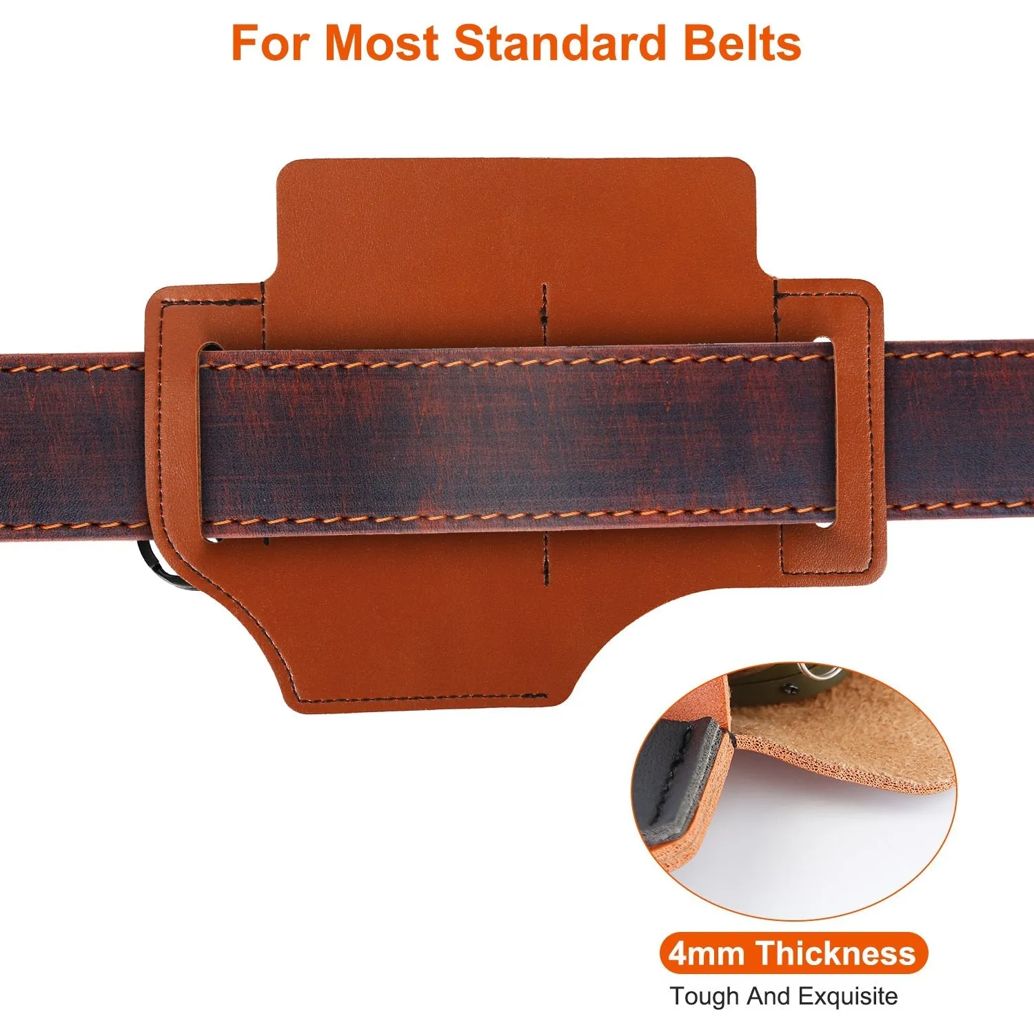 Multi-tool Sheath for Belt Leather EDC Pocket Organizer