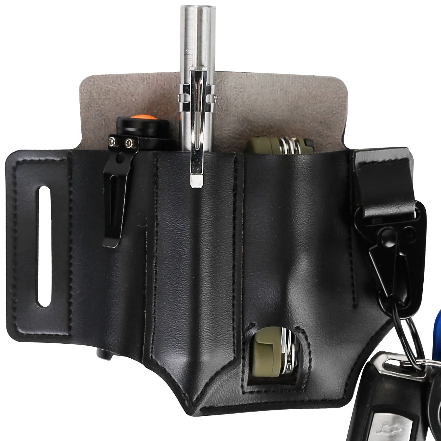 Multi-tool Sheath for Belt Leather EDC Pocket Organizer