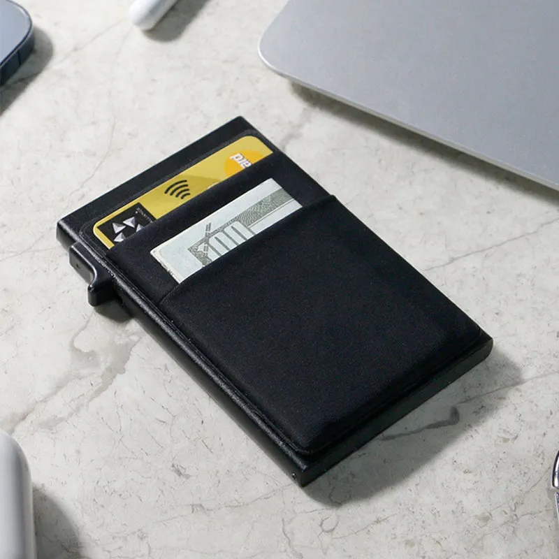 Multifunctional card case with anti-theft protection