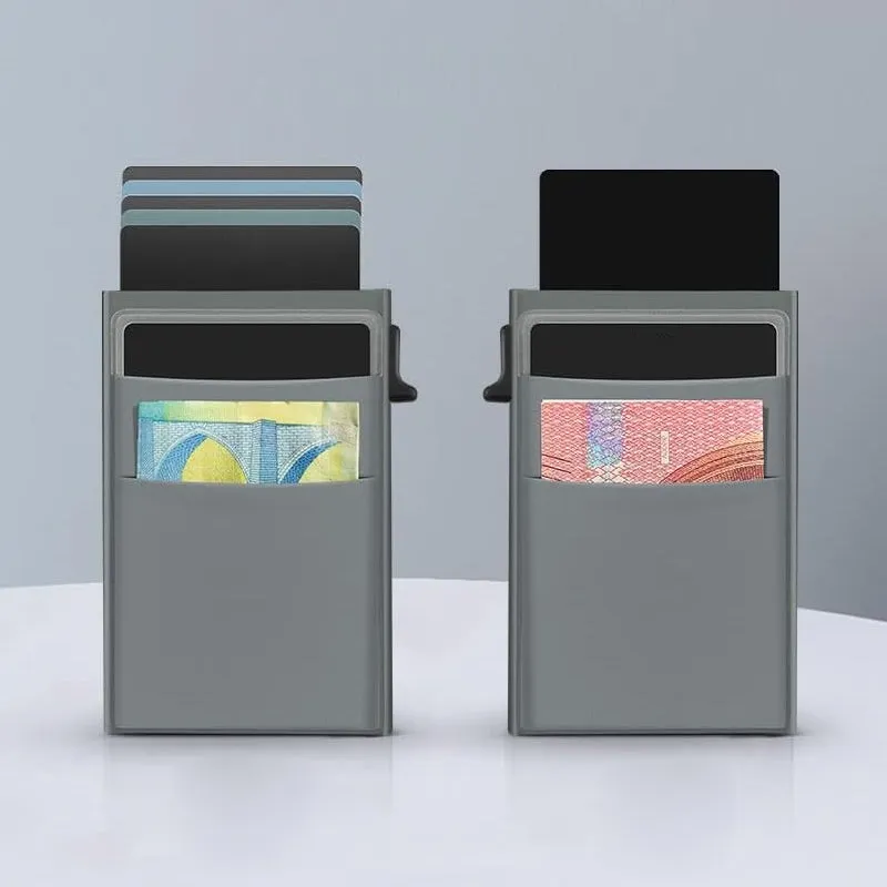 Multifunctional card case with anti-theft protection