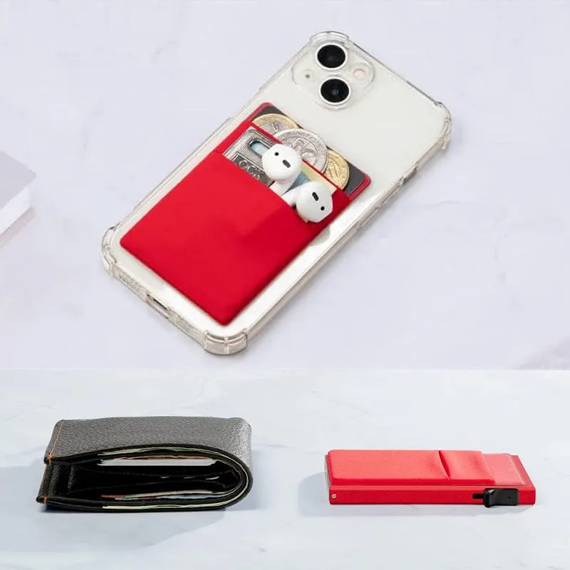 Multifunctional card case with anti-theft protection
