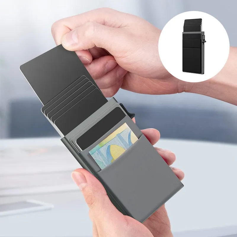 Multifunctional card case with anti-theft protection