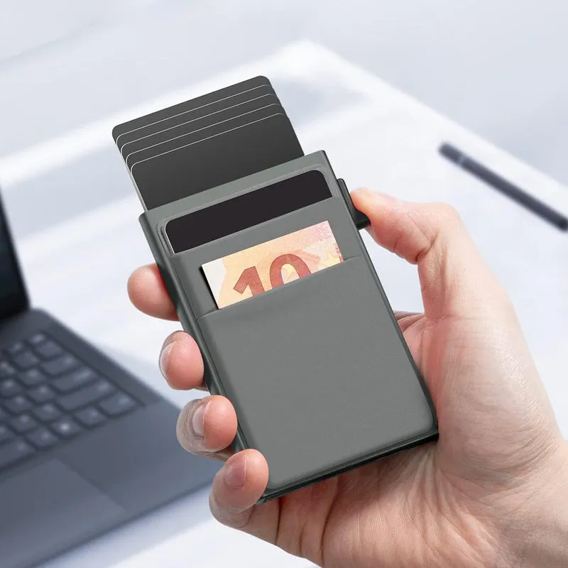 Multifunctional card case with anti-theft protection