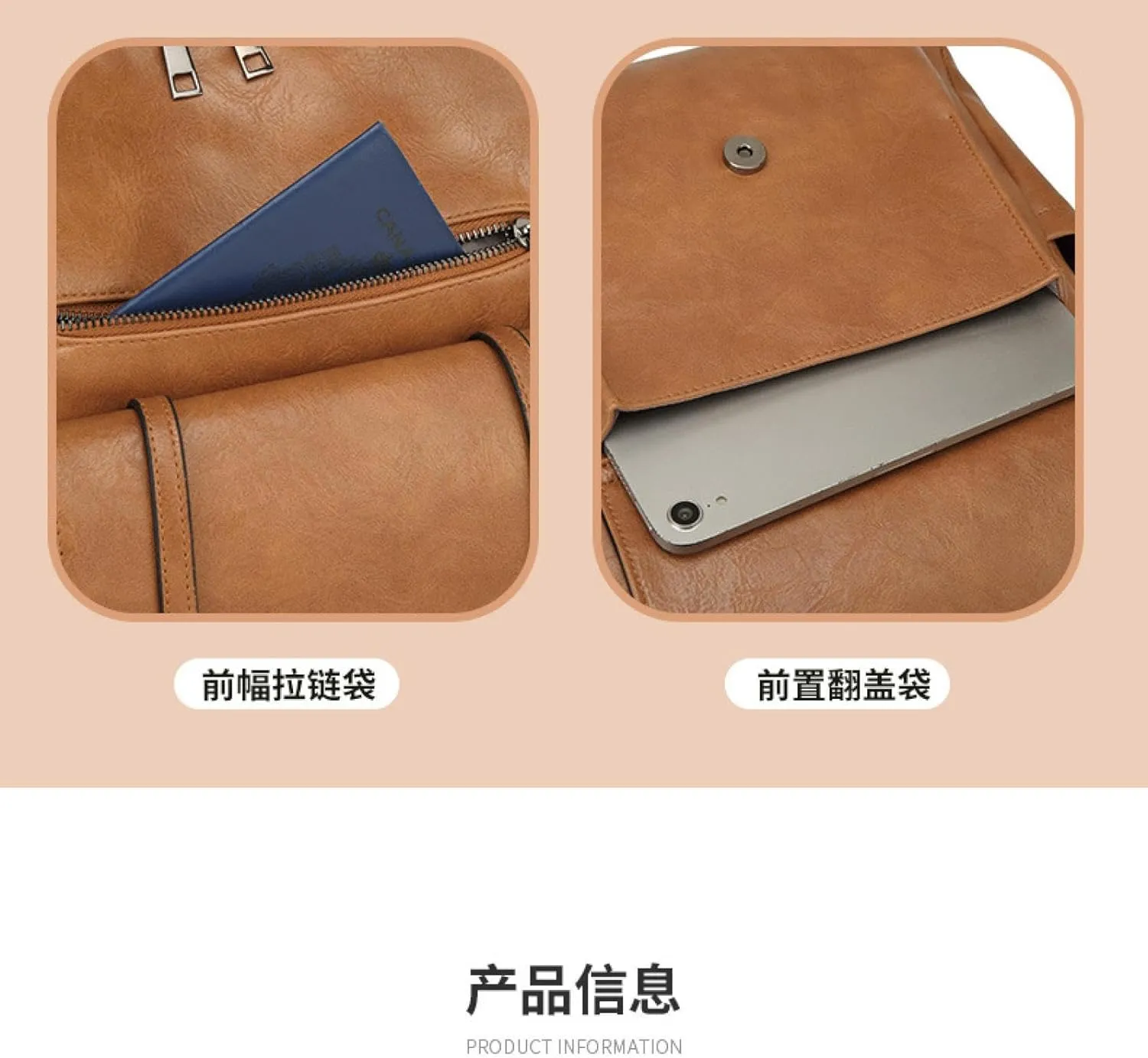 Multifunctional Dual-Purpose Backpack, Shoulder Bag, Casual Travel Shoulder Bag, high-Capacity Commuter Backpack