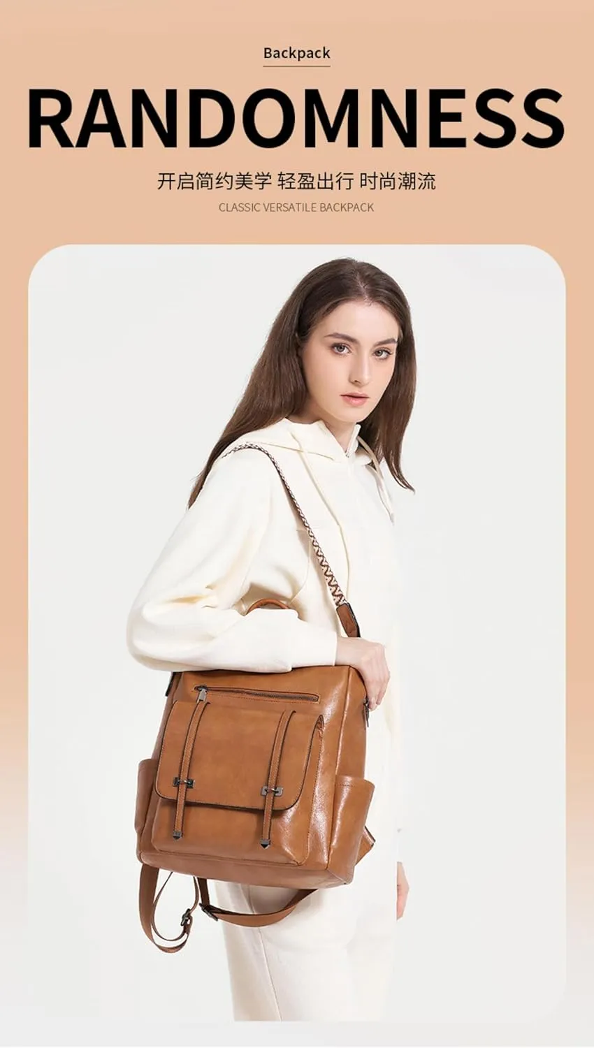 Multifunctional Dual-Purpose Backpack, Shoulder Bag, Casual Travel Shoulder Bag, high-Capacity Commuter Backpack