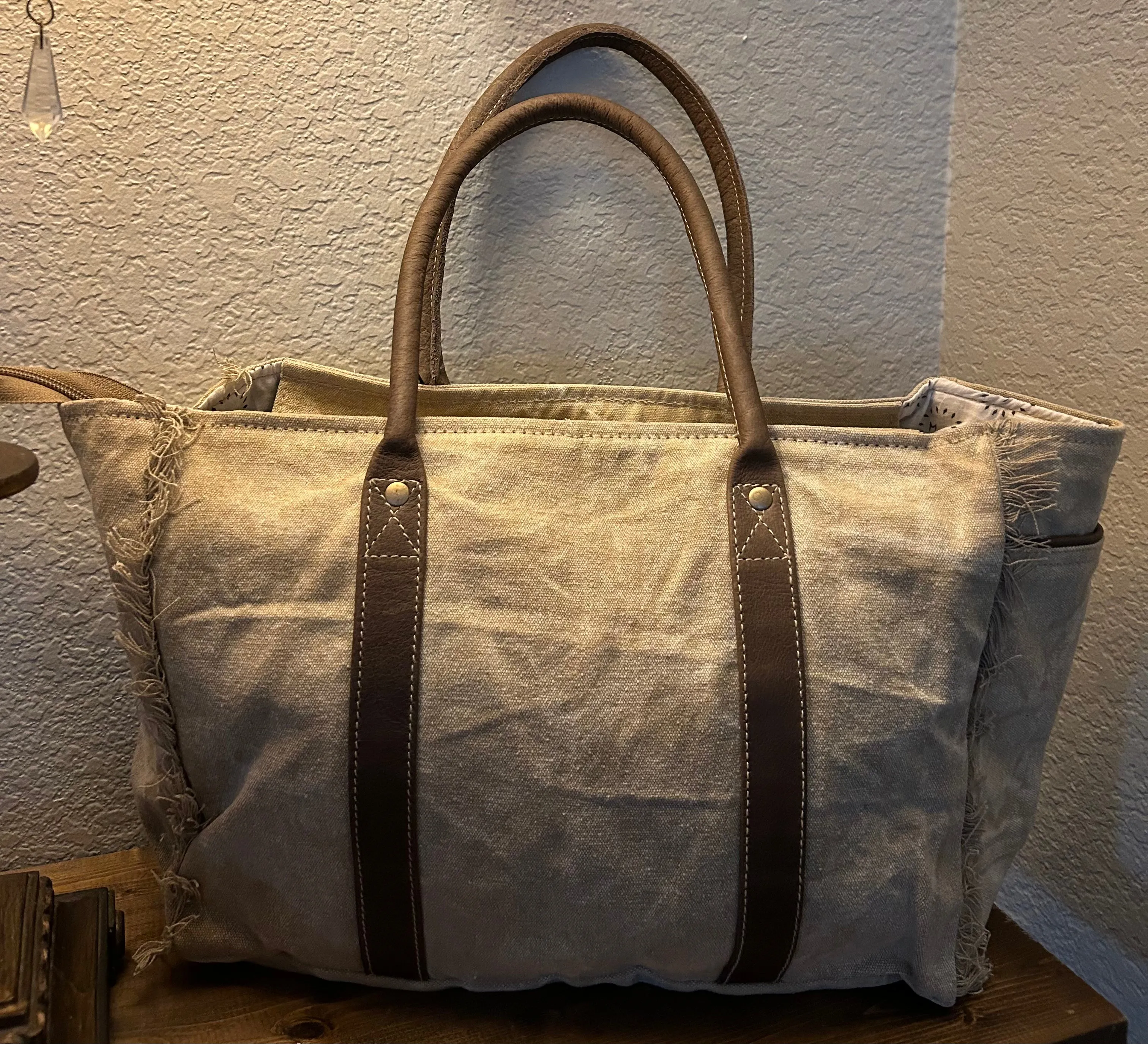Myra French Countryside Patchwork Weekender Bag