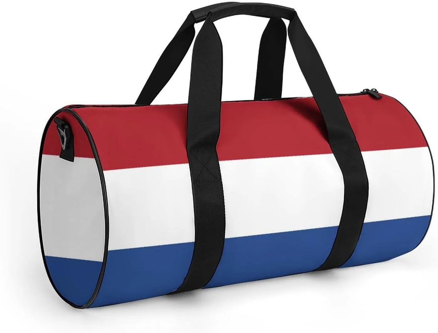 Netherlands Flag Sports Duffel Bag for Women Men with Wet Pocket Gym Bag