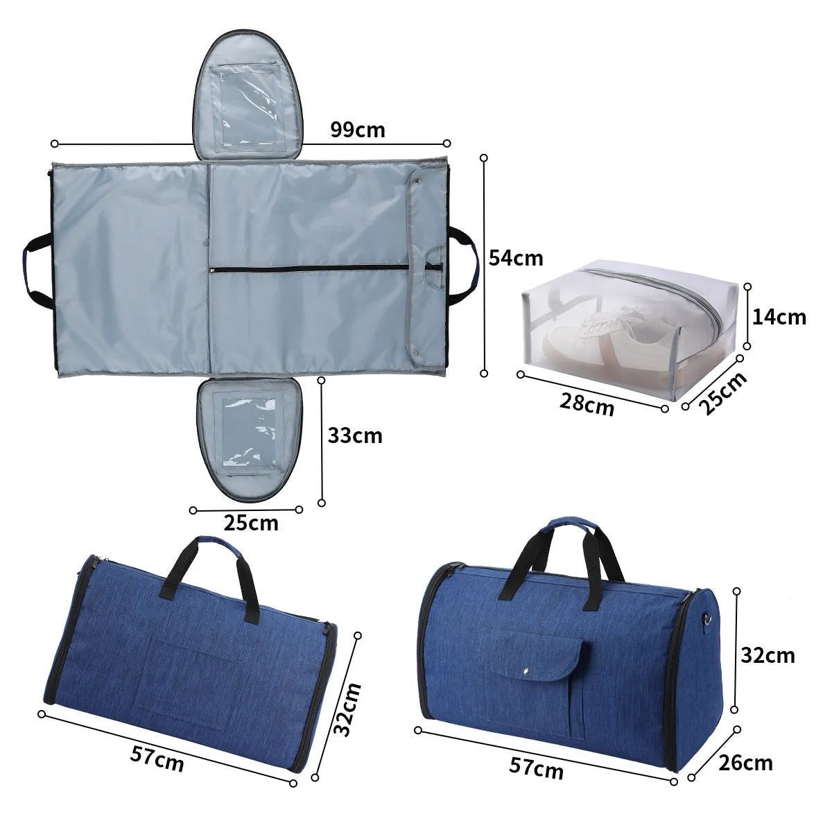 New suit duffel bag