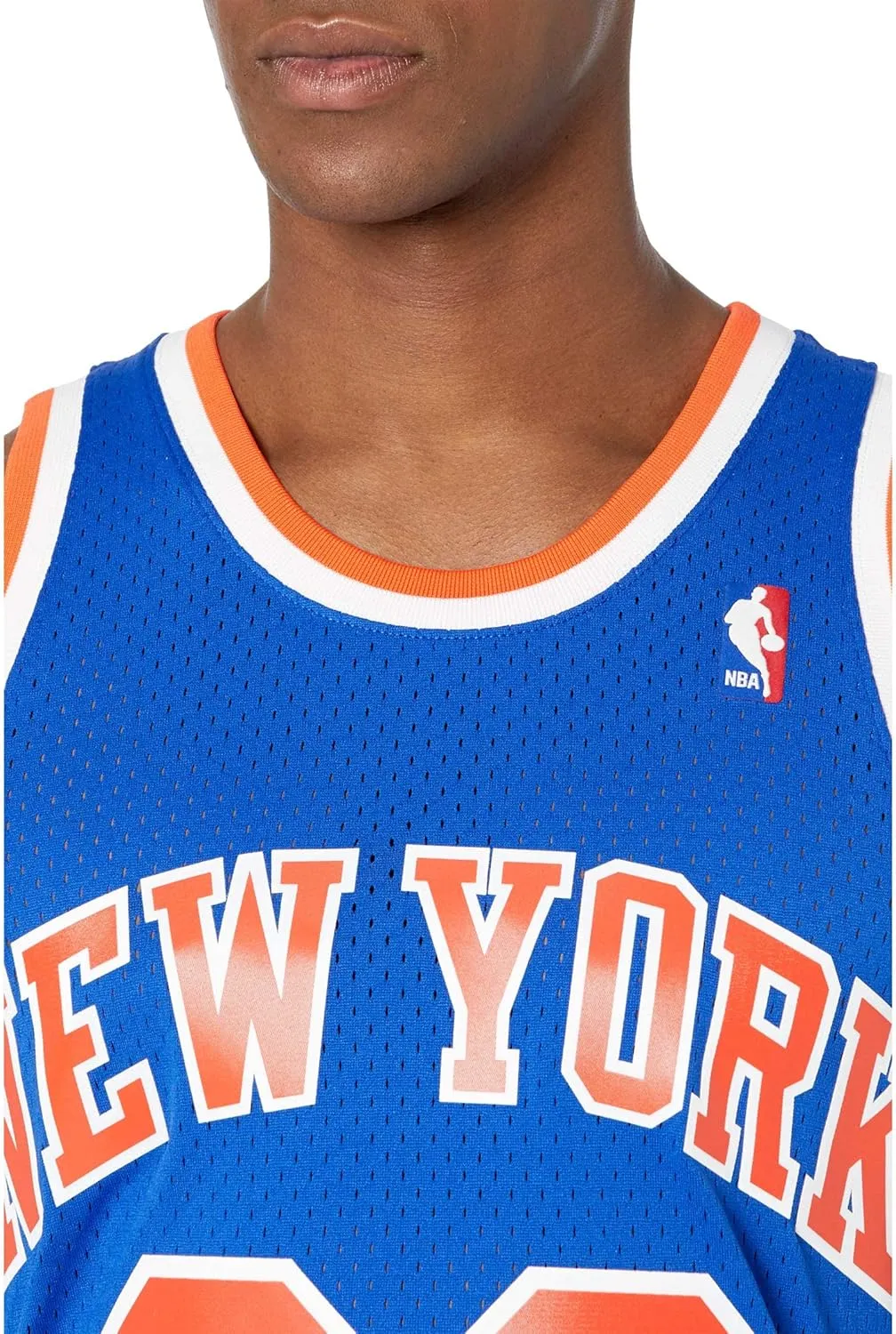 New York Knicks Patrick Ewing 1991 Road Swingman Jersey