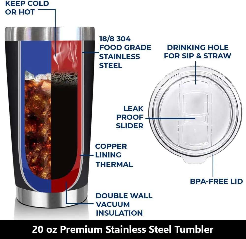 NewEleven Fathers Day Gift For Brother - Brother Birthday Gifts For Big, Little Brothers, Siblings, Bro In Law - Funny Brothers Gift From Sister, Bro - 20 Oz Tumbler