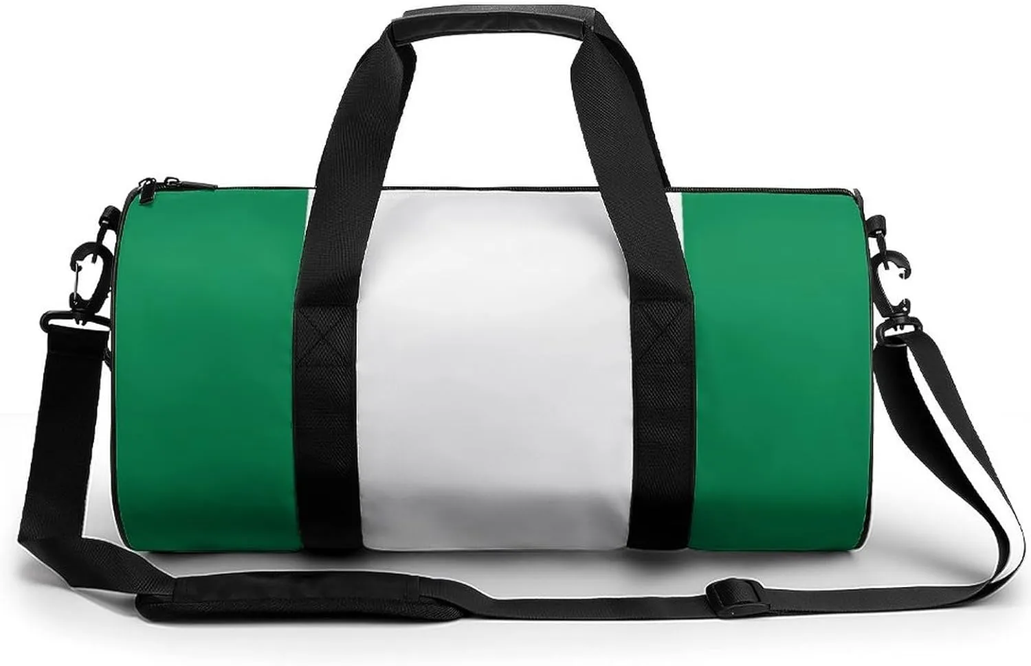 Nigeria Flag Travel Gym Duffel Bag for Women Men Dry Wet Separation Carry On Weekender