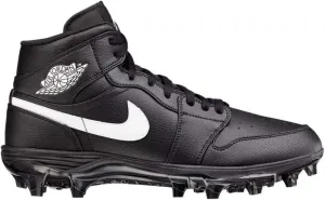 NIKE Jordan 1 Mid TD Mens FJ6805-001 (Black/White-Black), Size 9