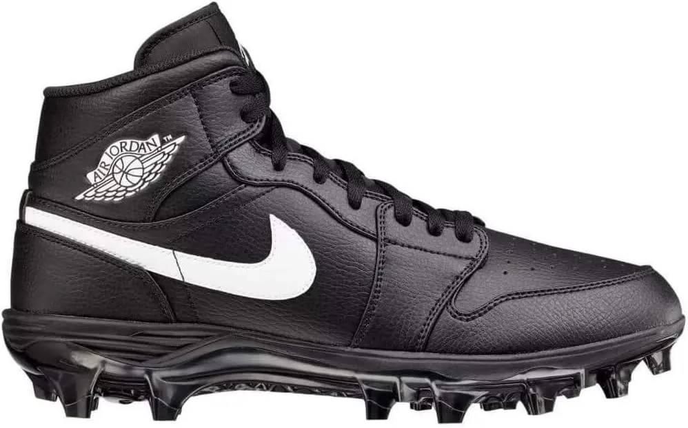 NIKE Jordan 1 Mid TD Mens FJ6805-001 (Black/White-Black), Size 9