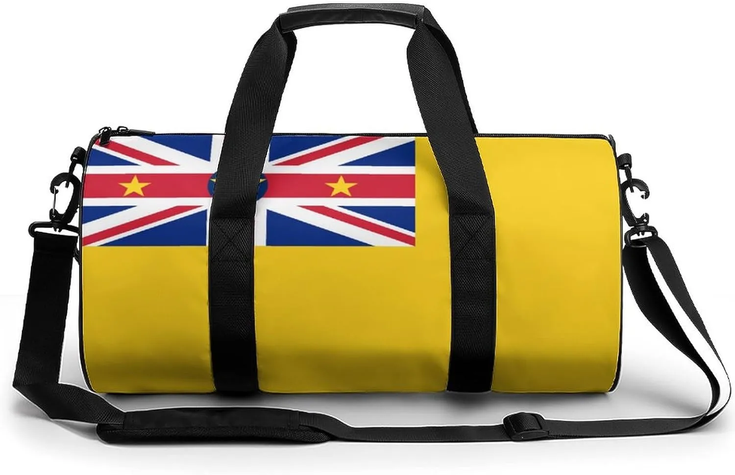Niue Flag Travel Duffel Bag with Wet Pocket for Men Women Gym Weekender Tote