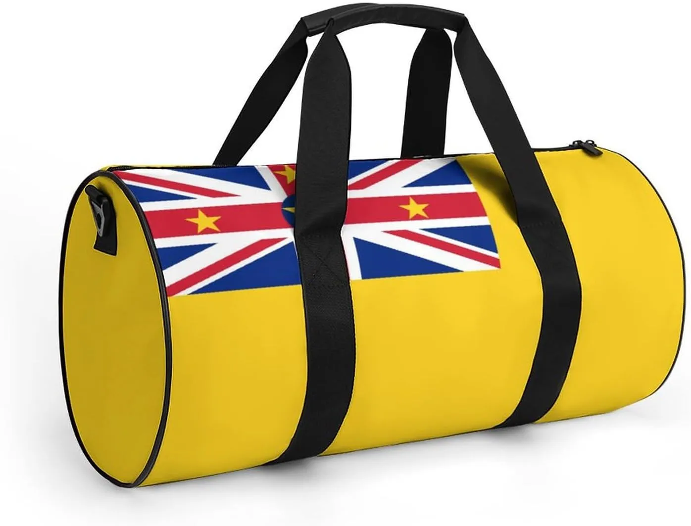 Niue Flag Travel Duffel Bag with Wet Pocket for Men Women Gym Weekender Tote