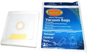 Nutone Central Vacuum Cleaner Bags, Micro lined Bags, 3 bags in pack