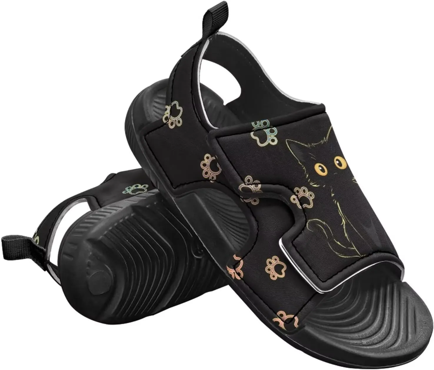 Nylon buckle Kids Cartoon Sandals for Boys Girls Suitable for Outdoor Play Walking Shoes