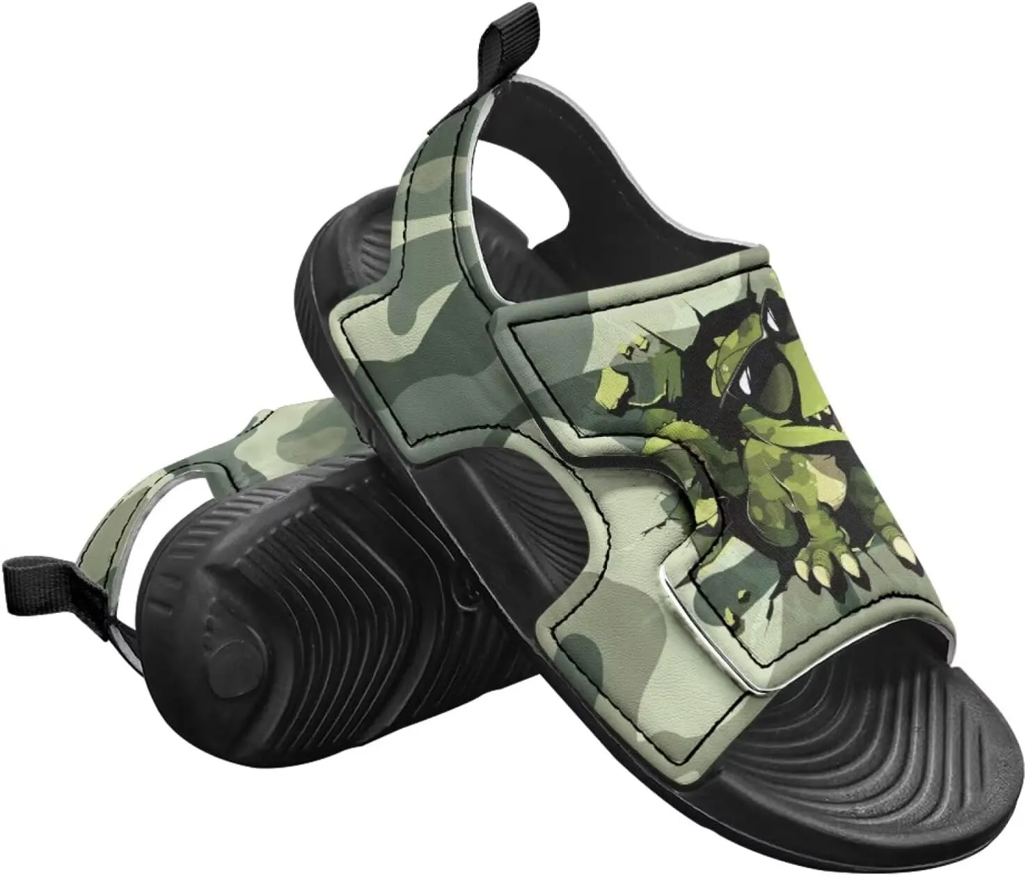 Nylon buckle Kids Cartoon Sandals for Boys Girls Suitable for Outdoor Play Walking Shoes