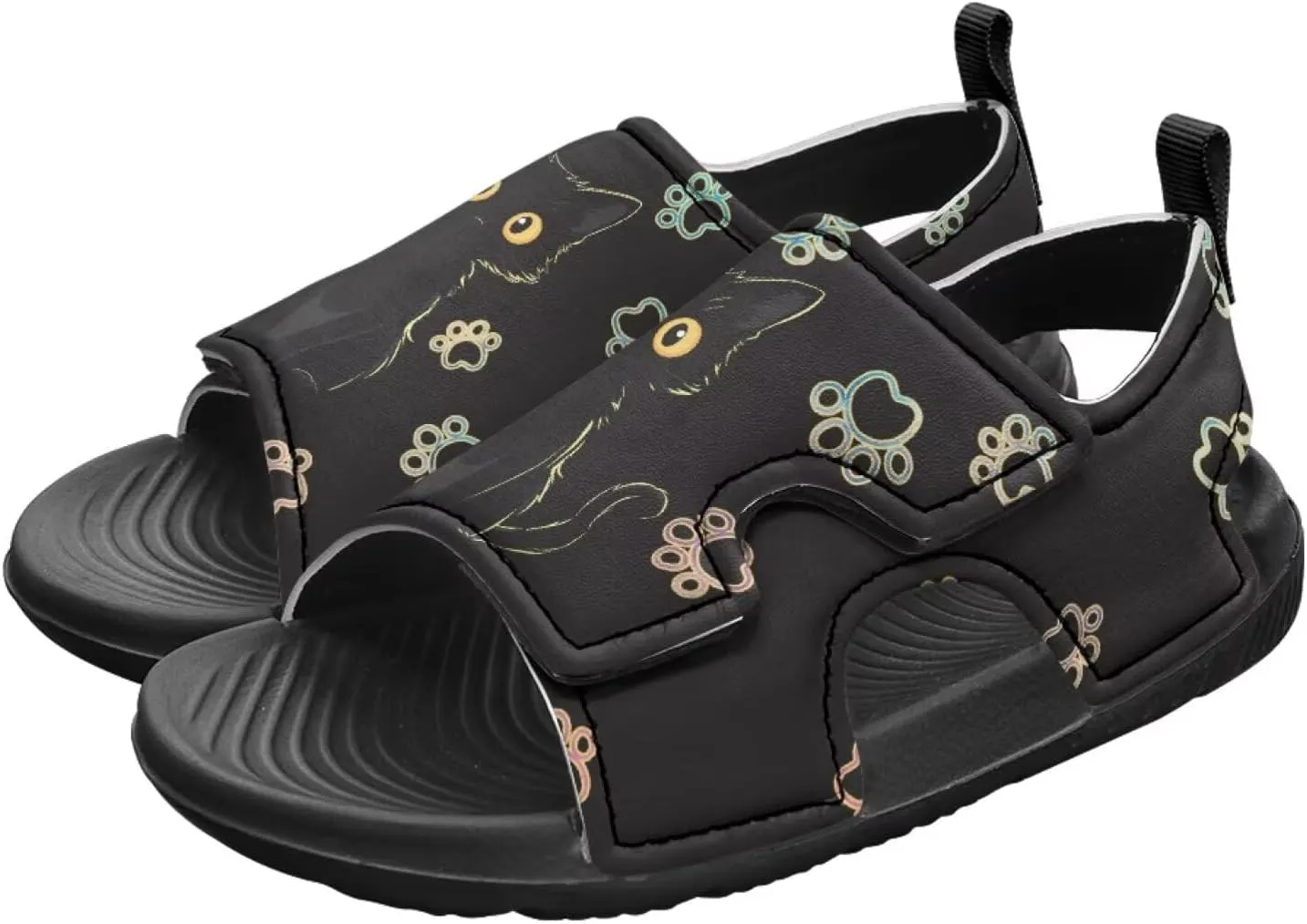 Nylon buckle Kids Cartoon Sandals for Boys Girls Suitable for Outdoor Play Walking Shoes