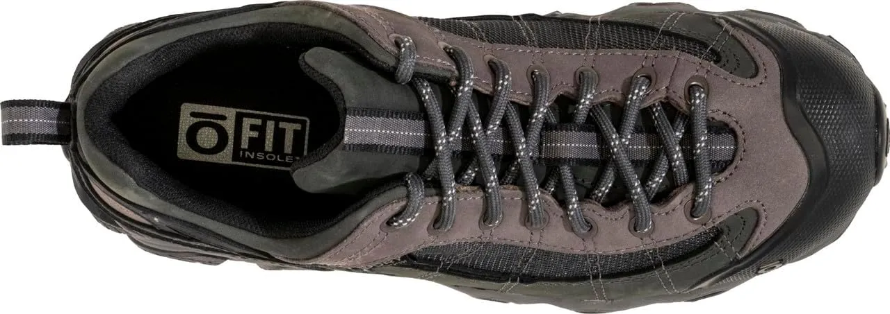 Oboz Men's Firebrand II Low B-Dry, Gray, 9.5 Wide