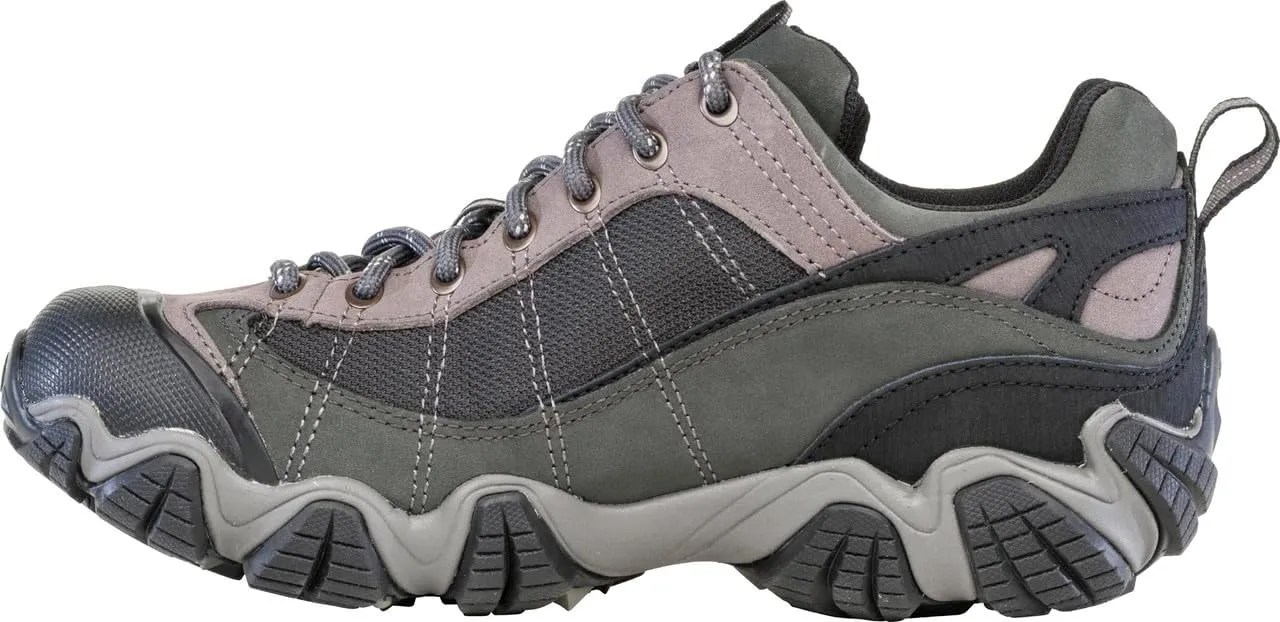 Oboz Men's Firebrand II Low B-Dry, Gray, 9.5 Wide
