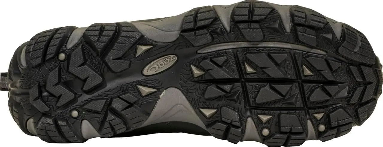 Oboz Men's Firebrand II Low B-Dry, Gray, 9.5 Wide