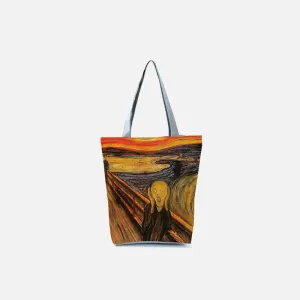Orange Retro Tote Bag