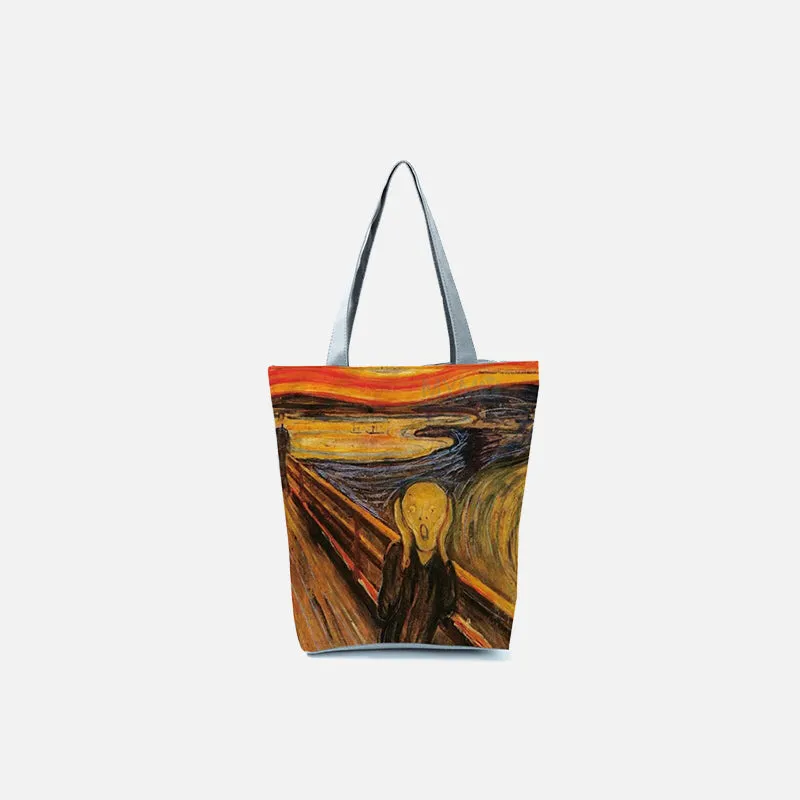 Orange Retro Tote Bag