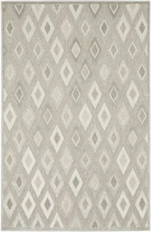 Oriental Weavers Tangier Area Rug - TAN02-3'3" x 5' - in Beige/Grey - Eclectic Global Style, Stain Resistant, Family and Pet Friendly, Entrway, Bedroom Rug