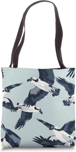 Osprey Cartoon Animal Wildlife Pattern Tote Bag