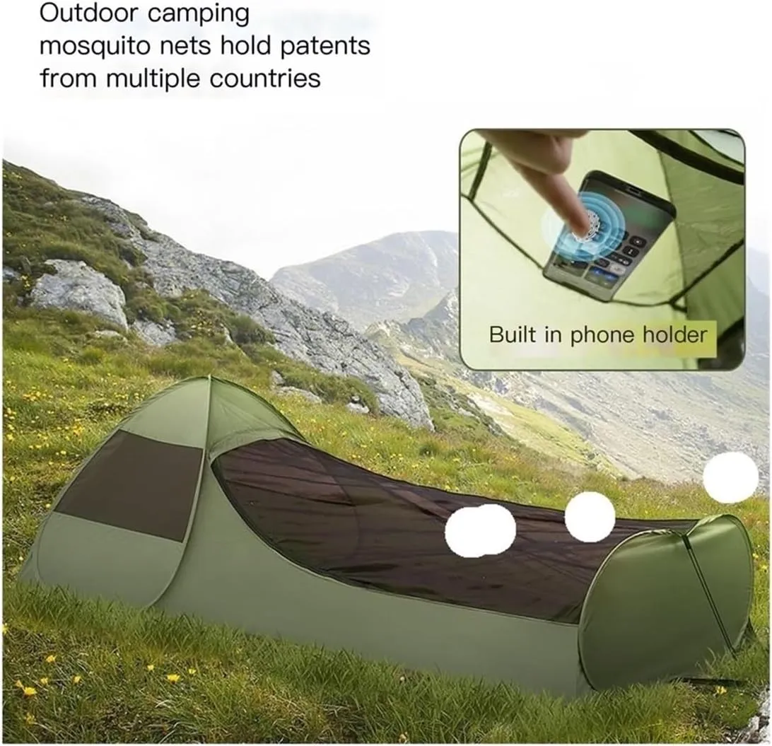 Outdoor Camping Mosquito net, Portable Beach Bed, Foldable pop-up Tent, Universal for All Seasons