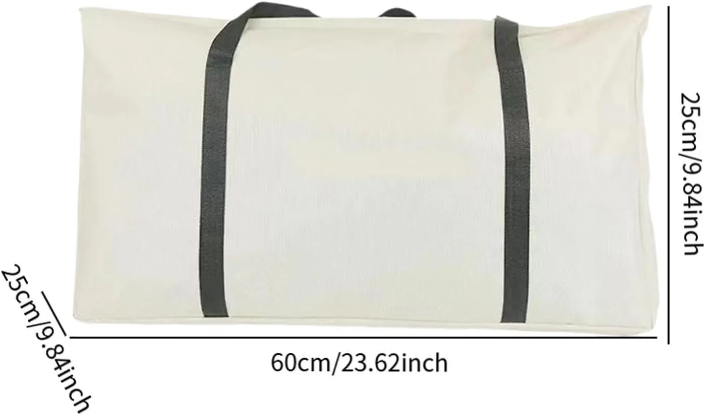 Outdoor Travel Duffel Bag Handbag Luggage with Handles Waterproof Camping Duffle Bag Picnics Equipment Organizer for Backyard, S