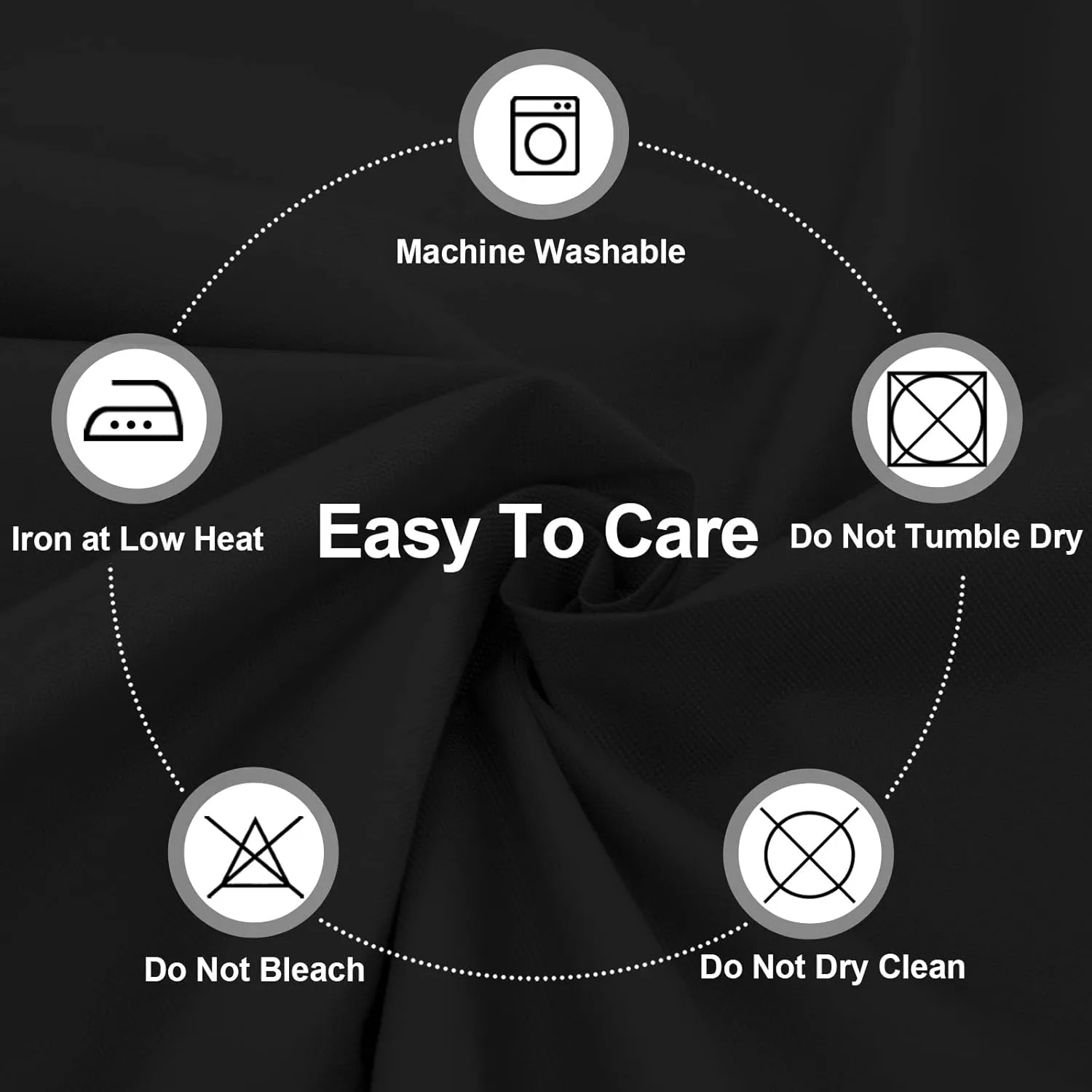 OutdoorLines Waterproof Heavy Duty BBQ Grill Cover - Universal Barbecue Grill Covers UV Resistant Barbeque Gas Grill Cover for Outdoor Universal Grills, 58L x 24W x 44H Inch, Black